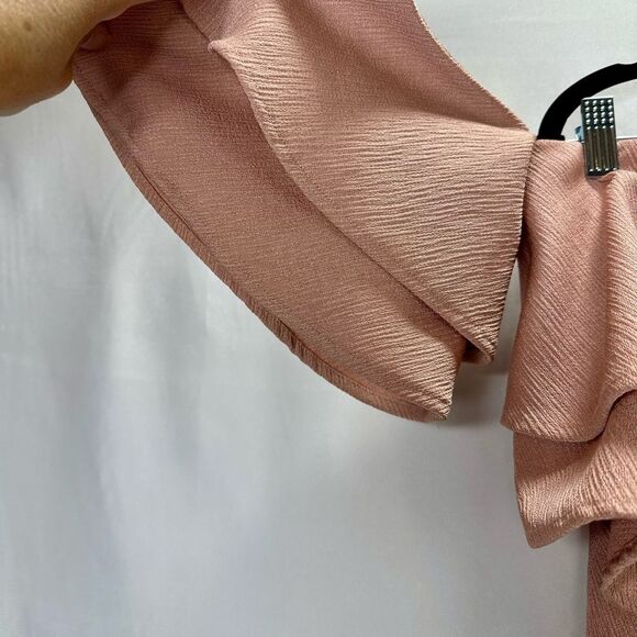 Keepsake the Label Pink Serenity Two Tiered Ruffle Dress Size L - Picture 5 of 12